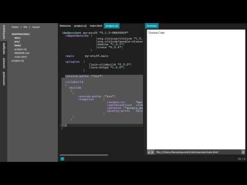 Clojurescript Episode 8 -  Domina and Crate
