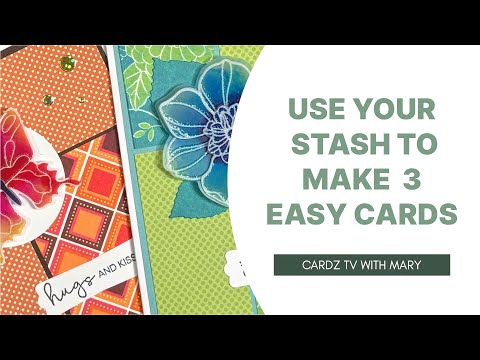 USE YOUR STASH TO MAKE 3 EASY CARDS | DOLLAR TREE SUPPLIES