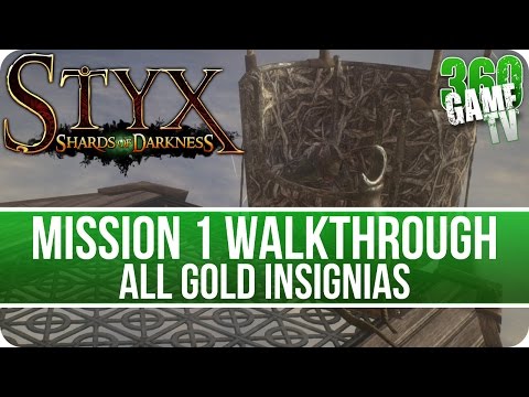 Styx Shards of Darkness Mission 1 Walkthrough (All Gold Insignias, Secondary Objectives, Tokens)