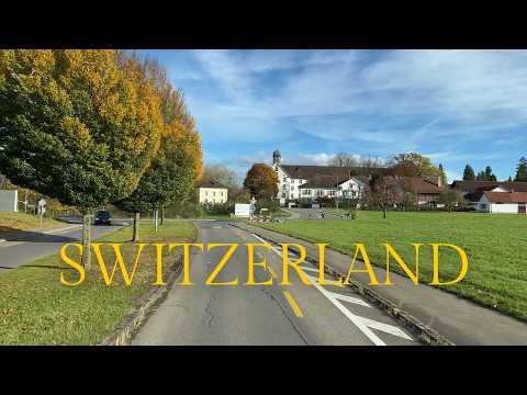 Scenic Drive in Switzerland: Tägerwilen to Rorschach 🇨🇭