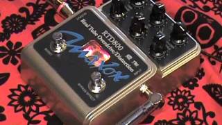 Video thumbnail for MAXON RTD800 Tube Dual Distortion Overdrive guitar effects pedal demo by gearmanndude