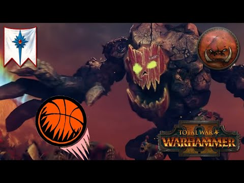 DA BIG'UN SPACE JAM | Greenskins vs High Elves - Total War Warhammer 2