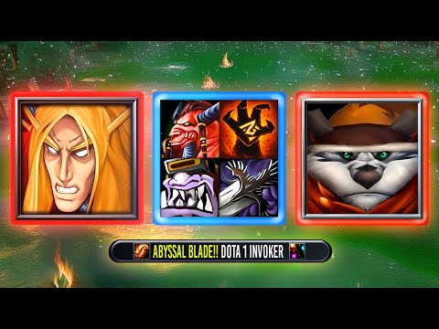 DOTA 1 INVOKER vs EMBER SPIRIT MID | ABYSSAL BLADE COMBO!!