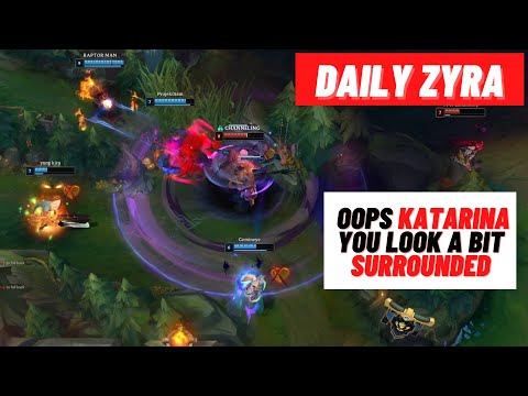 Daily Zyra Montage - Punishing Senna, Jax and Katarina.