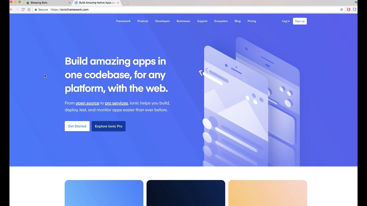 Ionic pt 2   Install And Create App