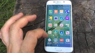 Samsung G925F Galaxy S6 Edge 64GB (Gold Platinum) - відео 9