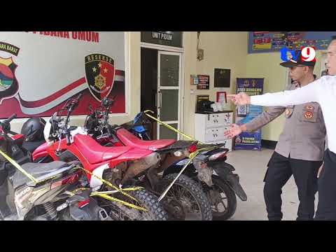 POLRES LOTENG GAGALKAN PENGIRIMAN 5 MOTOR HASIL CURANMOR