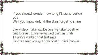 Jeff Carson - That Last Mile Lyrics