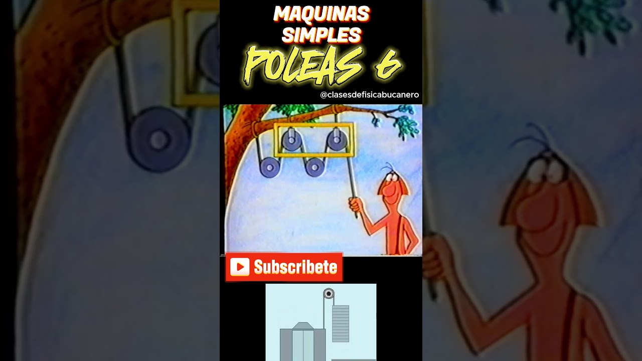 MAQUINAS SIMPLES POLEAS 6 #fisica #physics #mecanica #mechanic #viralvideo #viralshorts #humor #fun