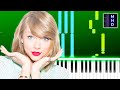 Taylor Swift - cowboy like me (Piano Tutorial Easy)