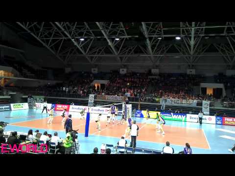 Eczacıbaşı Vitra - Volero Zürich / Highlights from 2nd set / 05.03.2015