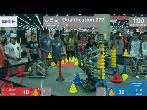 2018 VRC Arts Q222 - 6299B 590G vs 7121E 7884E - 54 to 121
