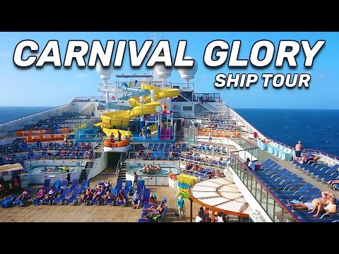 Carnival Glory Full Ship Tour | Carnival Cruise Line 🚢