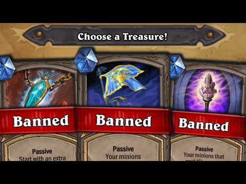 Hearthstone Dungeon Run But Treasures Are BANNED