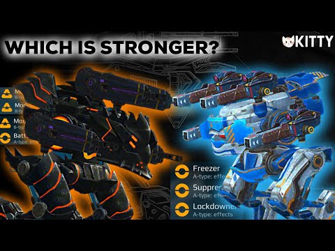 Which T4 Chip is better on the Blitz? | War Robots Drones Gameplay