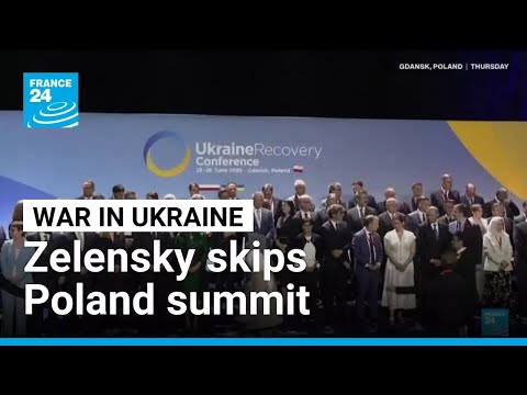 Ukraine recovery summit opens in Poland without Zelensky