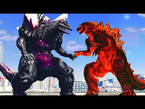 Monster-Verse | Godzilla Fire Vs Space Godzilla - What If