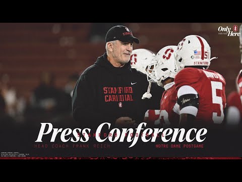 Stanford Football: Postgame Press Conference | Notre Dame