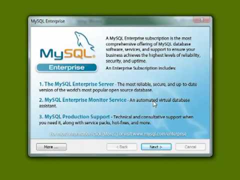 comment installer mysql