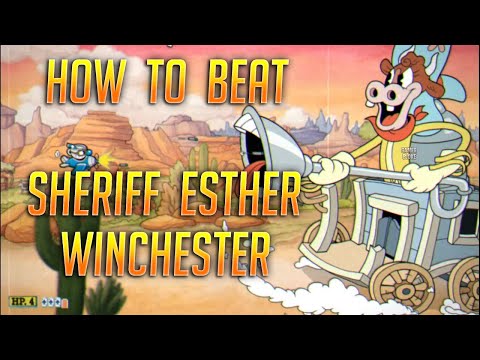 Cuphead DLC - How To Beat Sheriff Winchester Boss