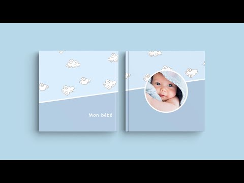 Inspiration pour la couverture de votre livre photo - 'Mon bébé'