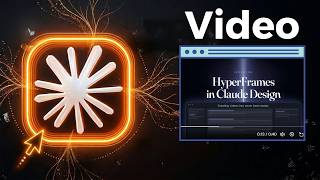 Claude Design Can Make Marketing Videos Now(HyperFrames)