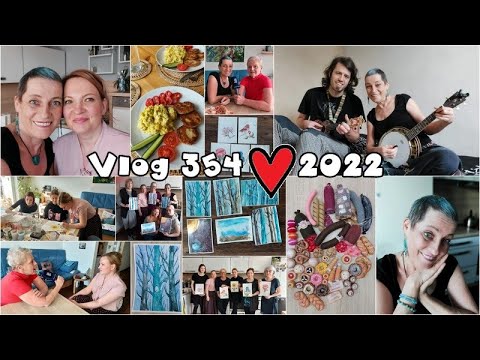 Vlog 354/22 - kurz akvarelu s Jitkou a banjolele