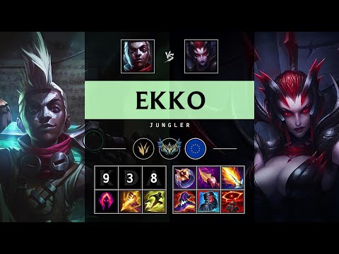 Ekko Jungle vs Elise - EUW Challenger Patch 25.13