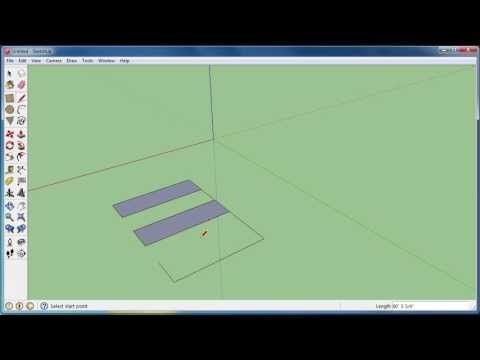 SketchUp: Divide Line Arc Rectangle