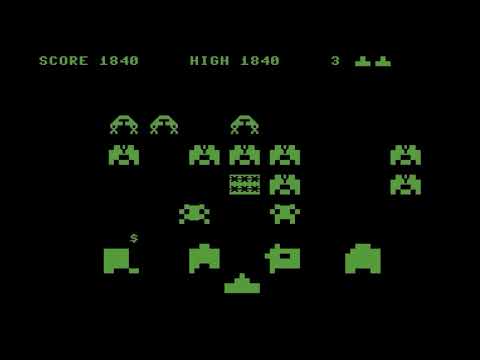 COMMODORE 64 += Ubik's PETSCII Space Invaders =+ NEW GAME 2024