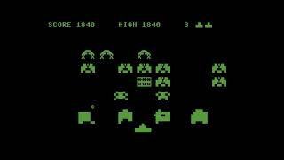 COMMODORE 64 += Ubik's PETSCII Space Invaders =+ NEW GAME 2024