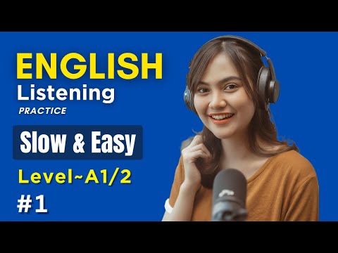 #1. English Listening Practice - Level A1/2 -English Conversation | Improve Your Everyday English