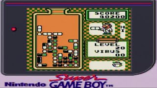 Dr. Mario Nintendo Game Boy Level 20 Hi Speed Gameplay & Ending
