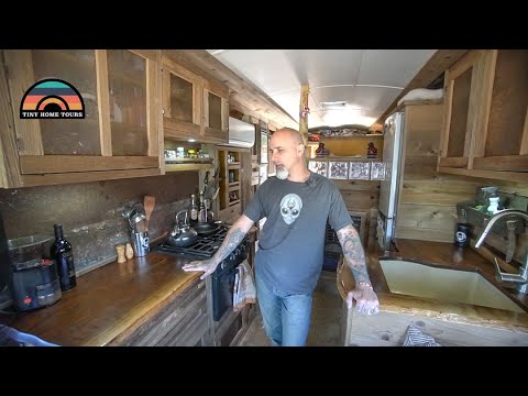 Mother & Daughter Transition To Life In A School Bus Conversion - UPDATE With Wess & Jen