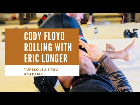 Cody Floyd Rolling with Brown Belt Eric Longer! Tupelo Jiu Jitsu Academy!