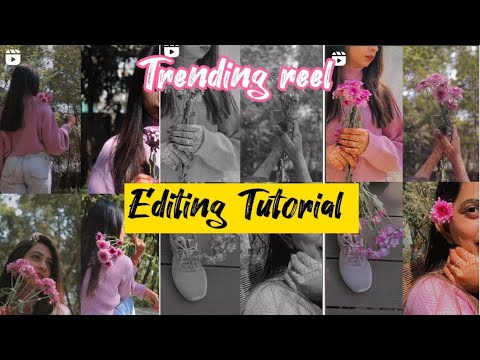 new trending reel editing tutorial || photo collage reel editing || anutechnology