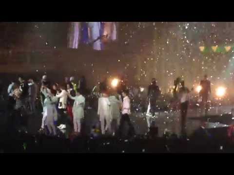140607 [Fancam] Music Bank in Brazil - SHINee Talking + Why So Serious + Ending (SHINee Key Focus)