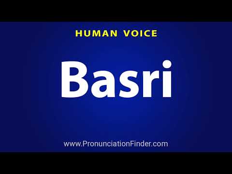 How To Pronounce Basri