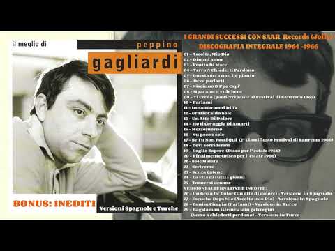 PEPPINO GAGLIARDI: I grandi successi | Discografia Integrale SAAR (Jolly) 1964-1966