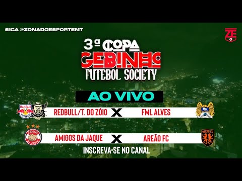3º COPA GEBINHO 2023 FUTEBOL SOCIETY ( DIA 01 ) JOGO DE IDA