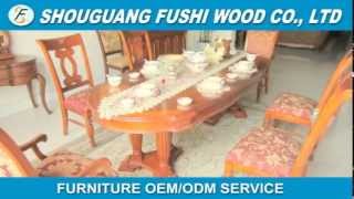 preview picture of video 'Fushi solid wood furniture OEM/ODM service'