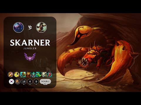Skarner Jungle vs Nidalee - KR Master Patch 13.17