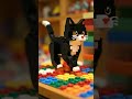 Walking Lego Tuxedo Cat So Cute Funny Cat