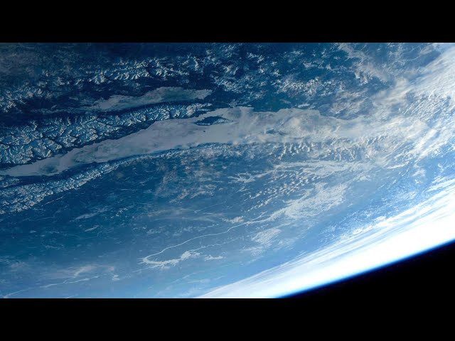 Зимний Байкал из космоса