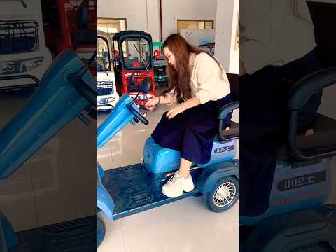 Prt 183 Electric Tricycle That Can be Reversed and Turned iñ Cargo Box#best#rider#bike#tricycle#2025