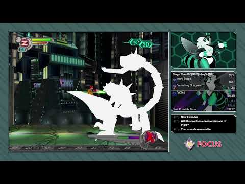 Mega Man X7 (PC) ~ Boss Rush Wrong Warp Demonstration