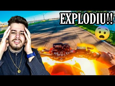 A XJ6 NITRO EXPLODIU NO PRIMEIRO ROLÊ | Whendell Reagindo a | @renatogarciayoutuber