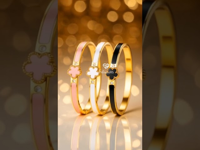 بناجر من الفضة الخالصة عيار 925 مطلي بالذهب(بالحبة )