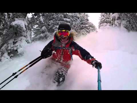 Julius och Björn - bästa skiddagen 2015