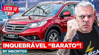 Comprar e ficar a vida toda? 10 CARROS ACESSÍVEIS COM MECÂNICA SIMPLES e ROBUSTAS! (BY INSCRITOS)